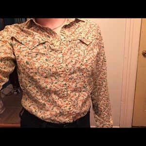 70’s vintage long sleeve button-up